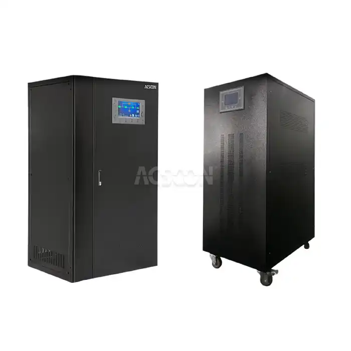 How Does a Large UPS Power Supply Ensure Stable AC Output for Industrial Applications?